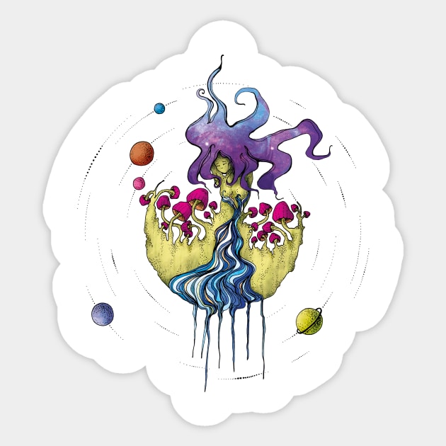 Gaia Sticker by yuniku